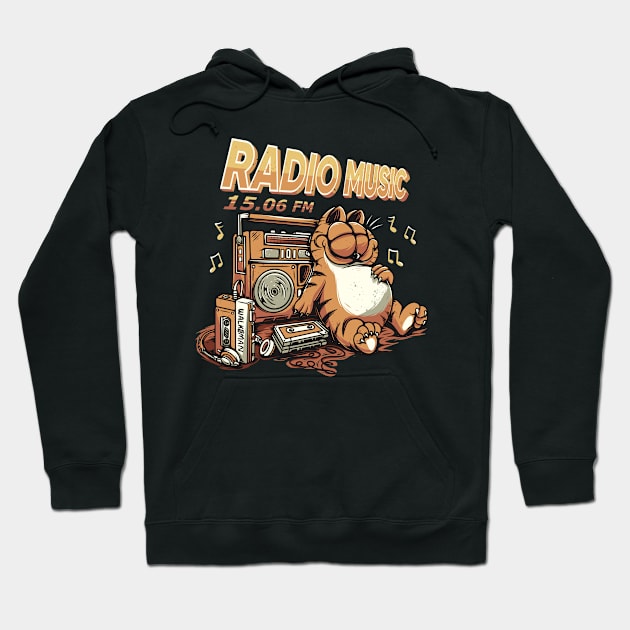 Radio Music Hoodie by footmark studio